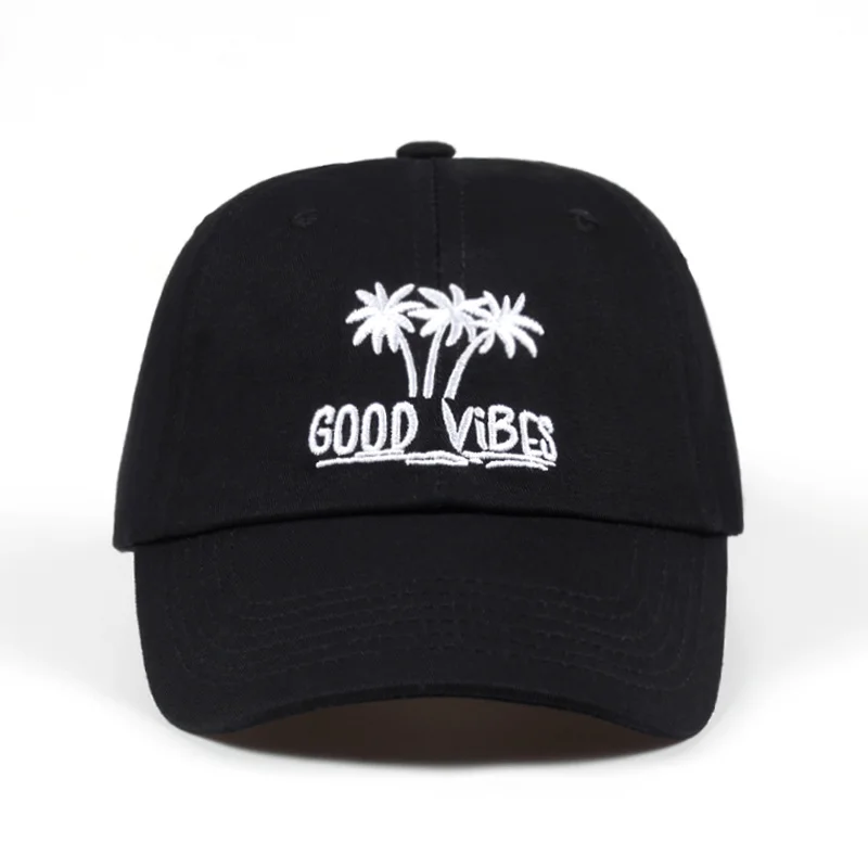 Новая брендовая шапка GOOD VIBES tree dad хлопковая регулируемая хип хоп бейсболка для