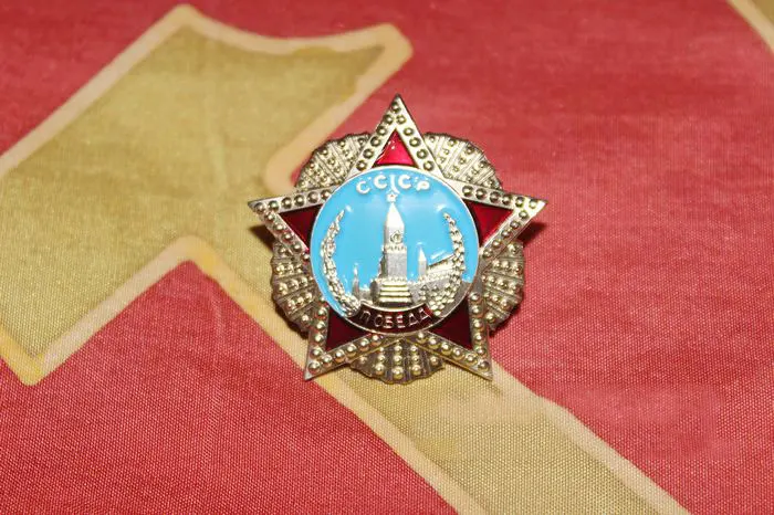 Значок СССР военный орден медаль Красная звезда корсаж русская Классика Ретро металлическая сувенирная коллекция CCCP WW II булавки