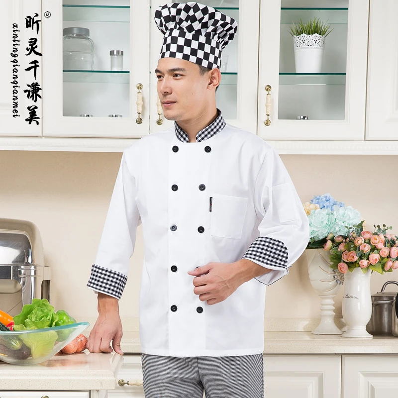 Одежда для шеф поваров форма хлебобулочных изделий в западном стиле отелей Осень