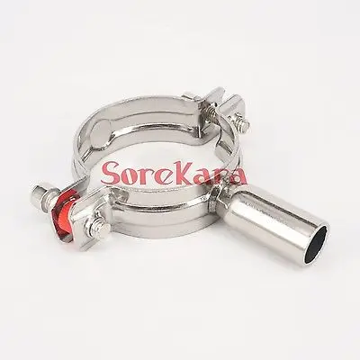

168mm 304 Stainless Steel Sanitary Pipe Clamp Clips Support Tube bracket