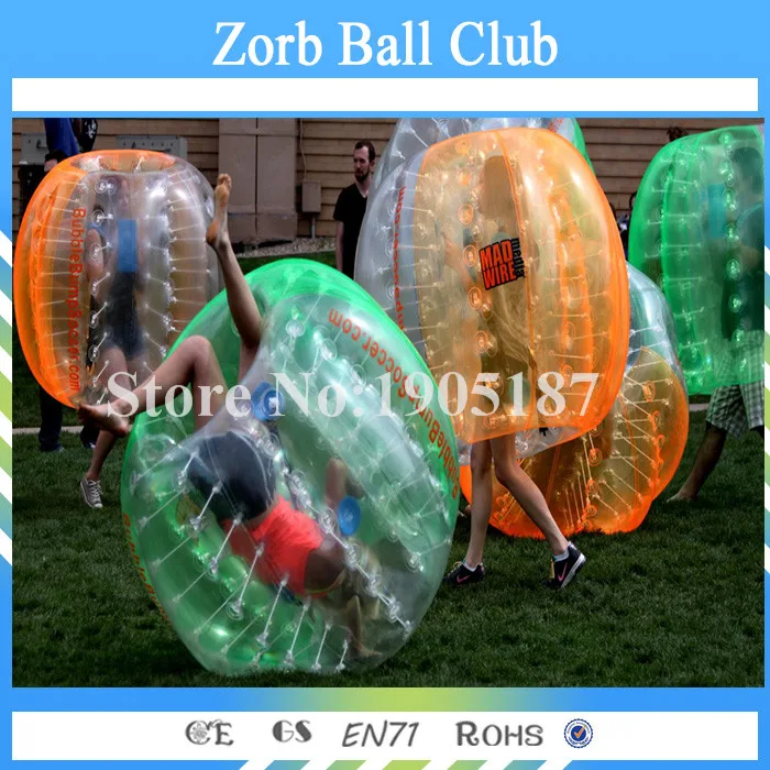 Бесплатная доставка полноцветный ТПУ для взрослых Bubble Soccer 1 5 м мяч тела Zorb