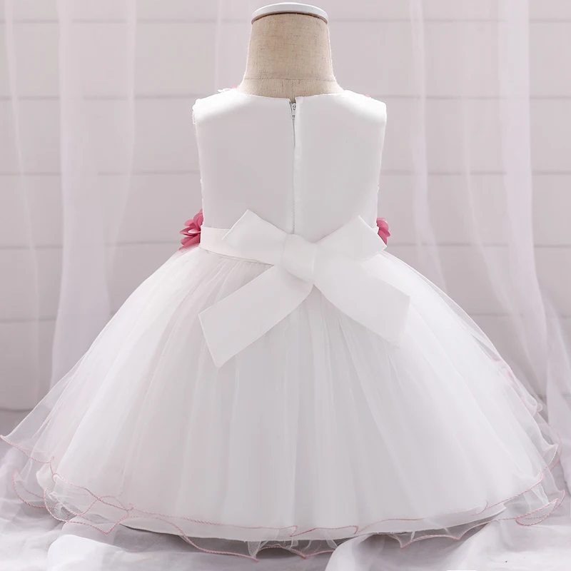 Vestidos Платье для малышей летняя одежда для новорождённых, детское платье принцессы для девочек Платье для первого дня рождения для маленьких девочек для свадьбы и праздника; платье