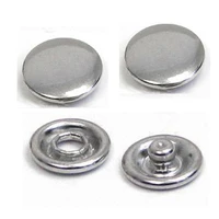 150sets metal snap buttons 4 part buttons 1011mm double cap prong snap buttons fastener press stud buttons fp 010