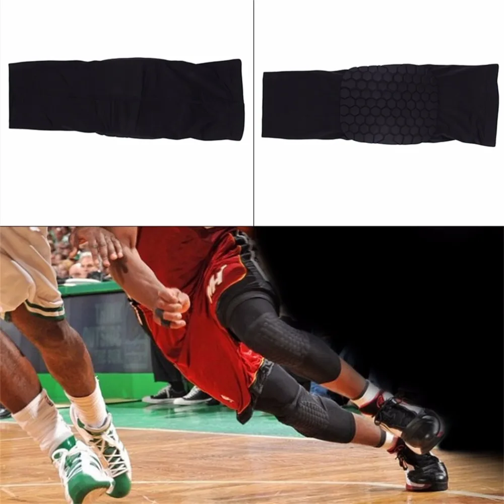 1 шт. для детей и взрослых эластичная подкладка баскетбола ног колена коротких