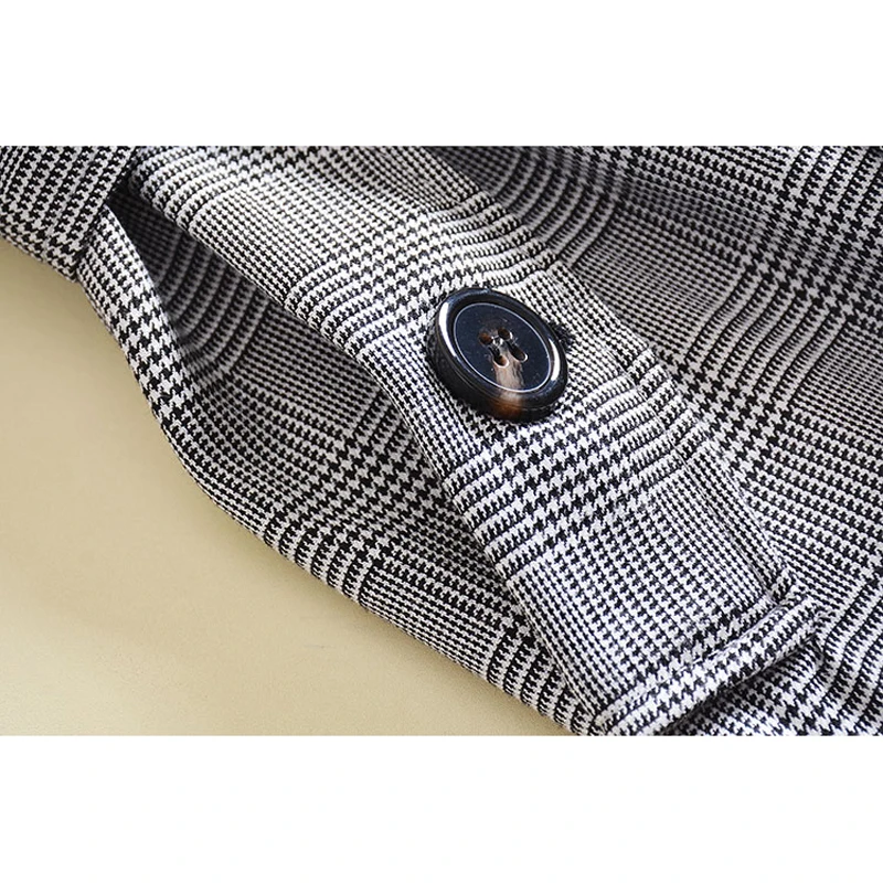 Высокое качество 2017 г. Новые дизайнерские Тренчи для женщин Для с длинным рукавом