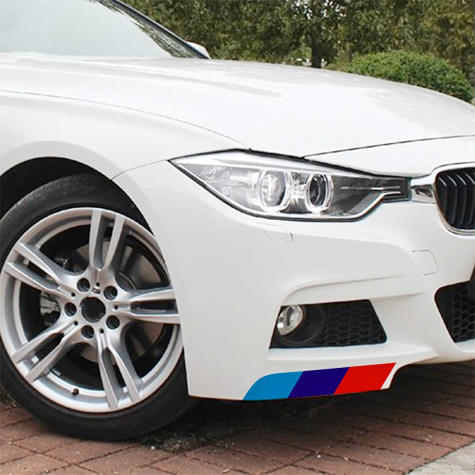 ZDPARTS 2X стайлинга автомобилей M 3 цвета Мощность наклейки для BMW E46 E39 E90 E60 F30 F10 E34 X5 E53