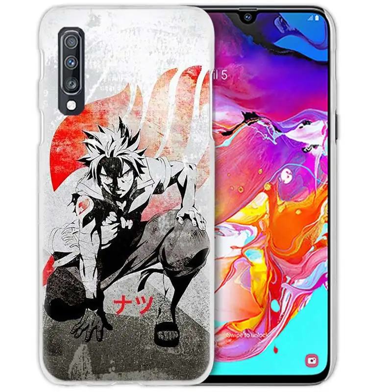 Чехол с хвостом Феи для samsung Galaxy A50 A70 A20e A40 A30 A20 A10 A8 A6 Plus A9 A7 жесткий прозрачный чехол для телефона из поликарбоната с аниме