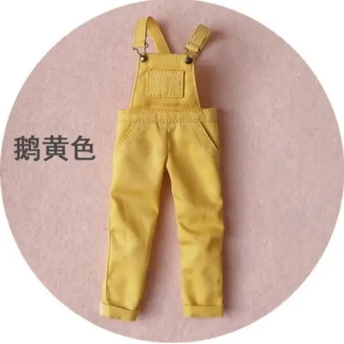 yellow pant Blyth/Одежда для куклы, футболка с длинными рукавами, комбинезон, штаны, Одежда для куклы ob24, Azone S, Blyth, штаны для 1/6, аксессуары для куклы - Цвет: yellow pant