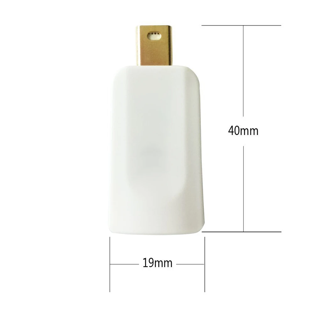 Позолоченный порт дисплея DP Mini штекер-гнездо HDMI Thunderbolt адаптер для APPLE MacBook Mac Pro Air