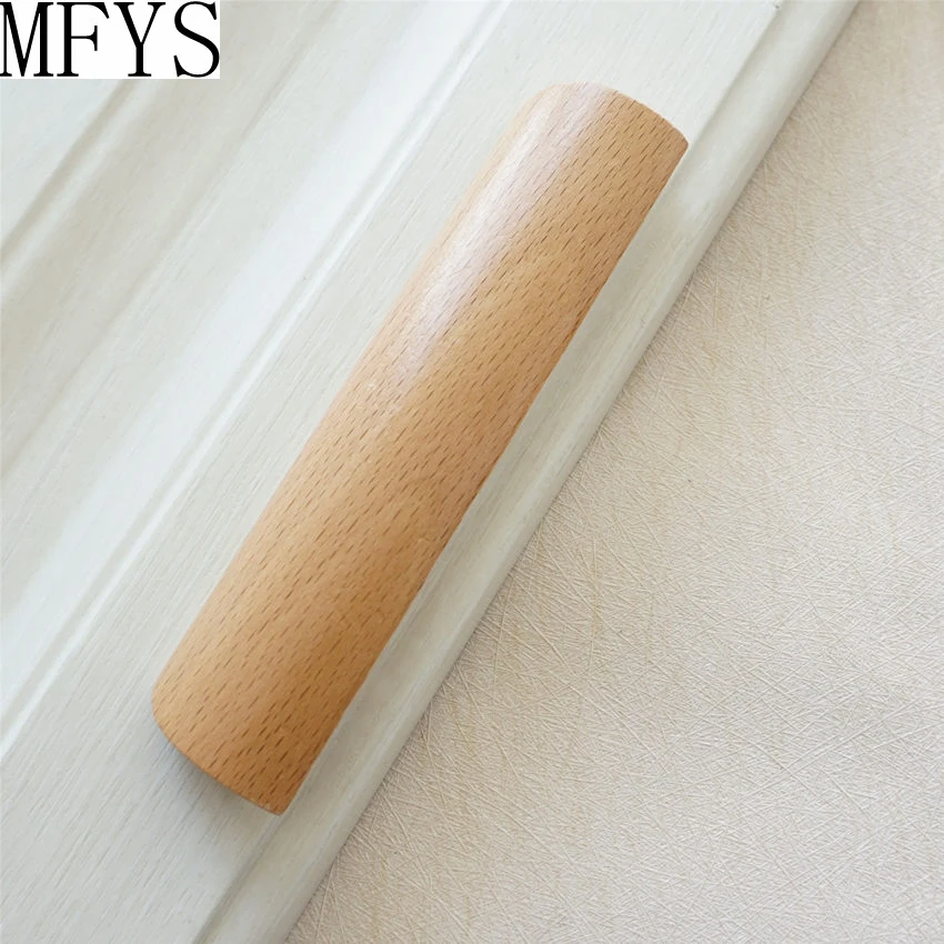 2,5 ''3,75'' 5 ''6,3'' 7,55 ''бук комод тянет ручки для выдвижных ящиков из цельной древесины ручки для шкафа дверные ручки вытяжной кухонный шкаф
