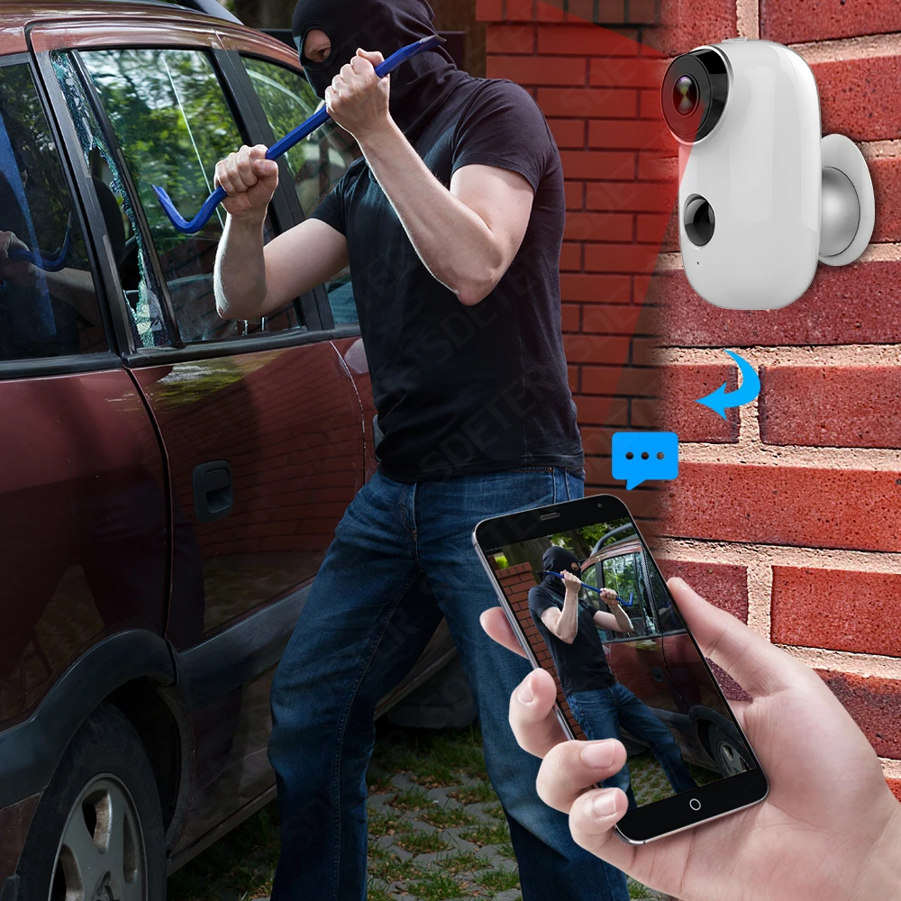 Камера видеонаблюдения SDETER Wi Fi 720P с аккумулятором|Камеры видеонаблюдения| |