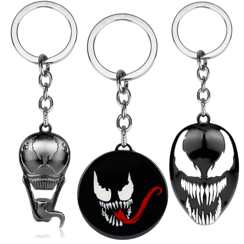 Фильм рисунок черепа маска Shaped брелок в виде маски кулон для ключей с эмалью