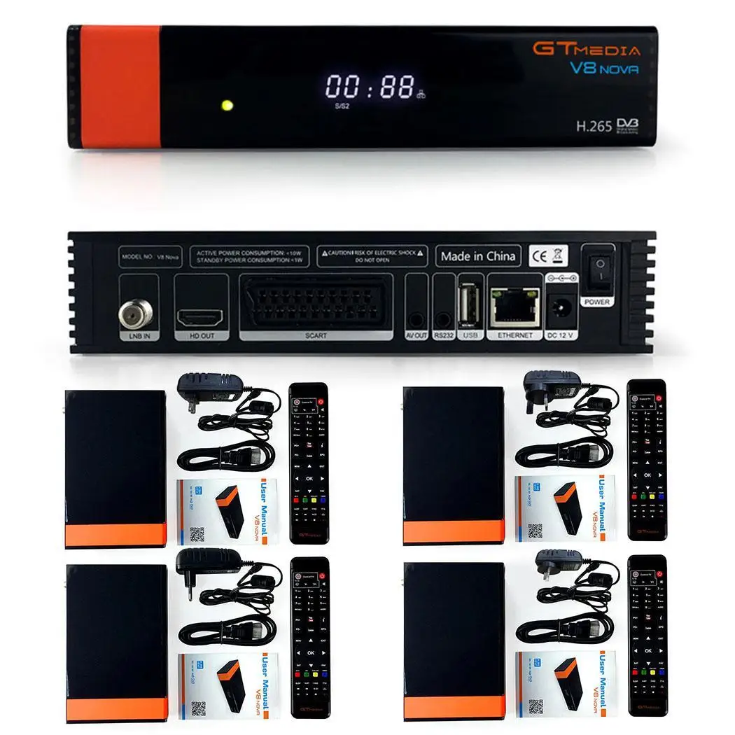 USB медиаплеер Gtmedia V8 Nova DVB-S2 Freesat спутниковый встроенный Wifi Full AU US EU UK HD 110В-240В 50/60 Гц |