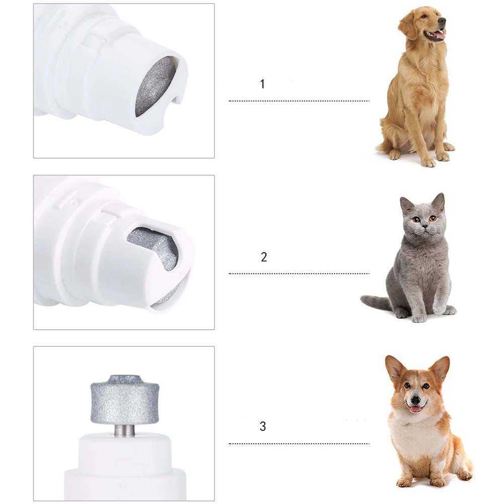 Тихий палец собак кошек лапы уход за лошадьми Инструмент Clipper Электрический Pet