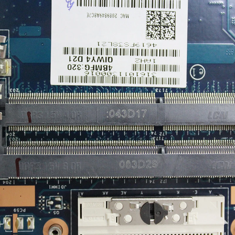 Original For Lenovo IdeaPad Y580 QIWY4 LA-8002P Laptop Motherboard GTX660M 2G HM76 DDR3 PGA989 90001314 tested 100% work | Компьютеры и