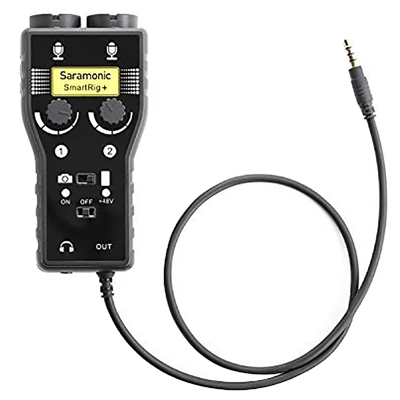 Saramonic Smartrig+ Xlr/3.5Mm Microphone Audio Mixer Preamp and Guitar Interface for Dslr Camera Iphone 7 7S 6 Ipod Xiaom | Электроника