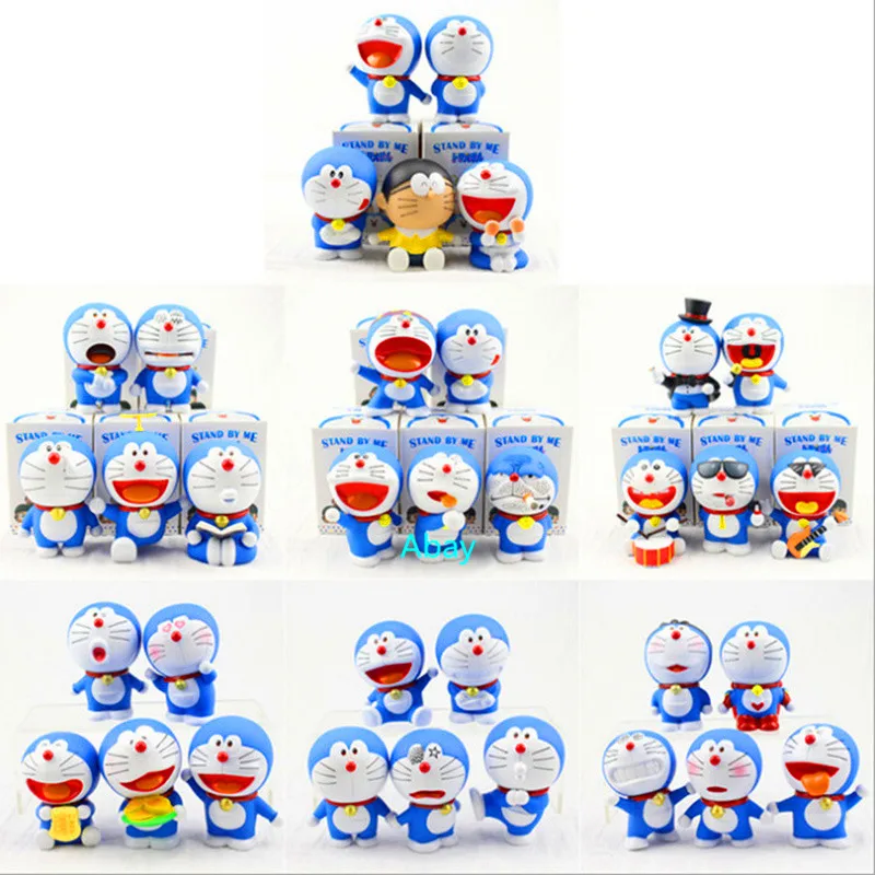 5 шт./компл. искусственная кошка Nobita Nobi 7 цветов украшение подарок на день рождения