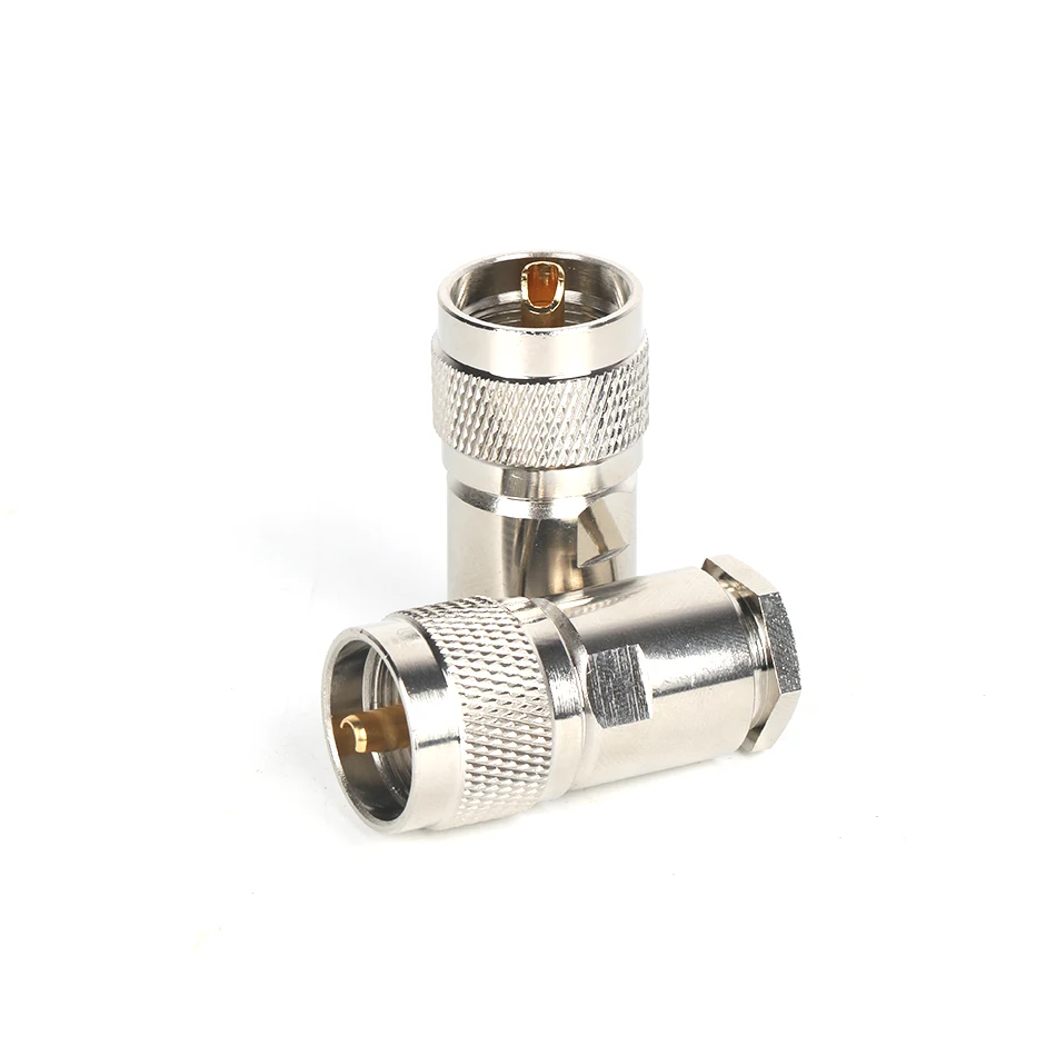 TUNGFULL 4 шт. UHF штекер PL259 зажим RG8 RG165 RG213 LMR400 Разъемы штекер PL259 зажим LMR400 разъемы