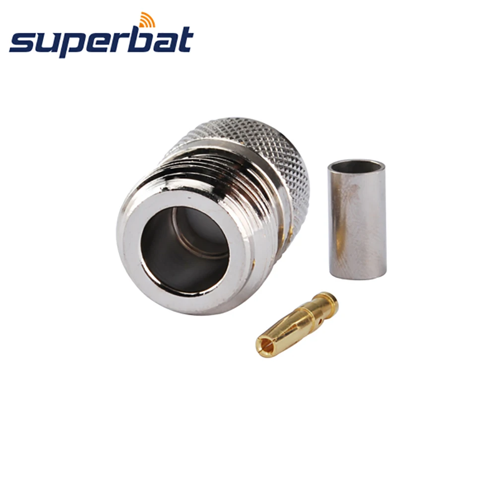N-образный прямой радиочастотный коаксиальный соединитель Superbat для кабеля LMR195 RG58