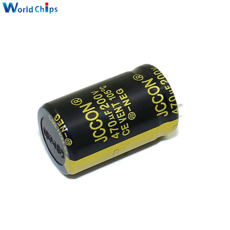 Diymore алюминиевый электролитический конденсатор 200 в 470 мкФ 22X35mm 200V470uF 22х35 мм