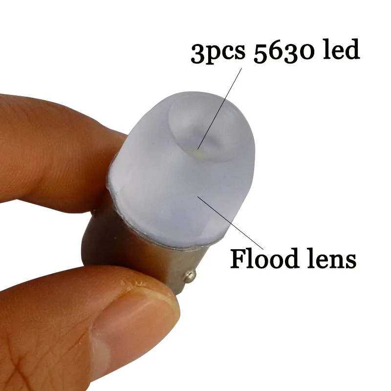 100 шт. Лидер продаж 1156 ba15s 3 SMD 5630 прожектор светодиодный 1157 bay15d светильник тели