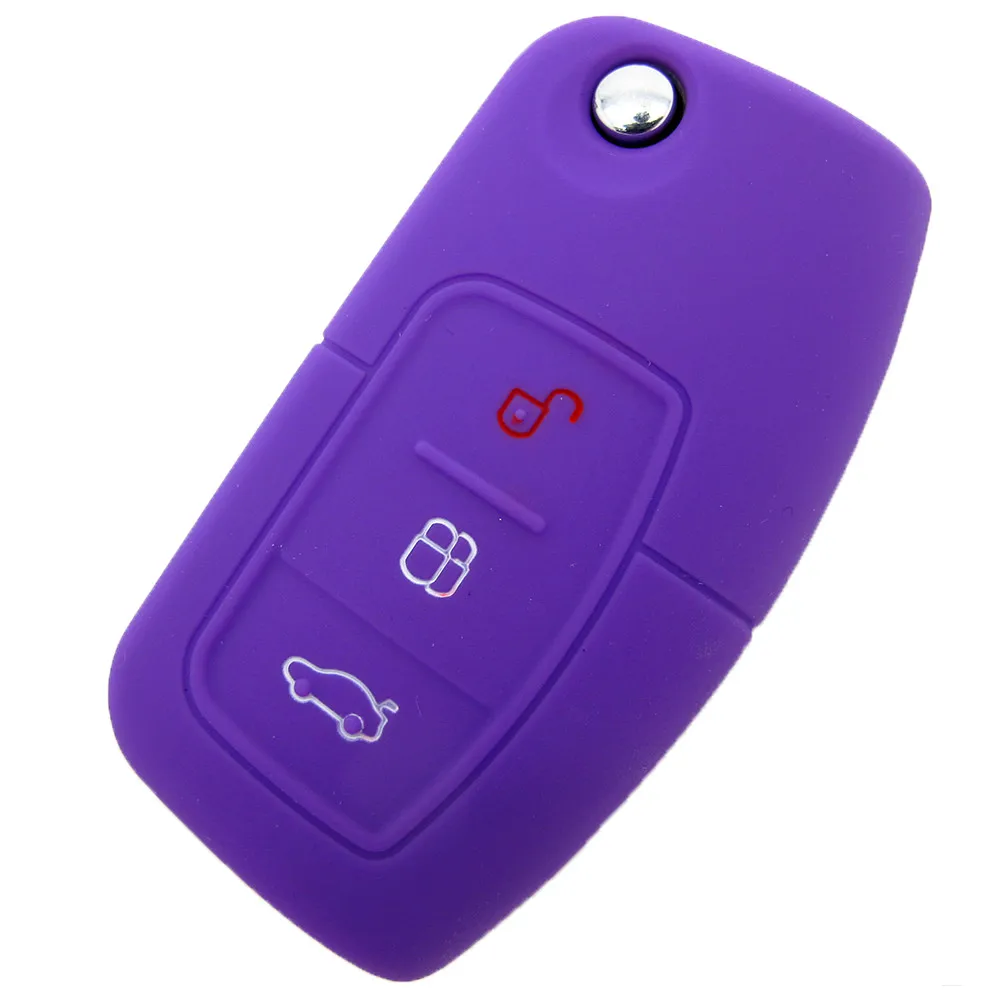 Стильные автомобильные аксессуары силиконовый для ключа автомобиля брелок