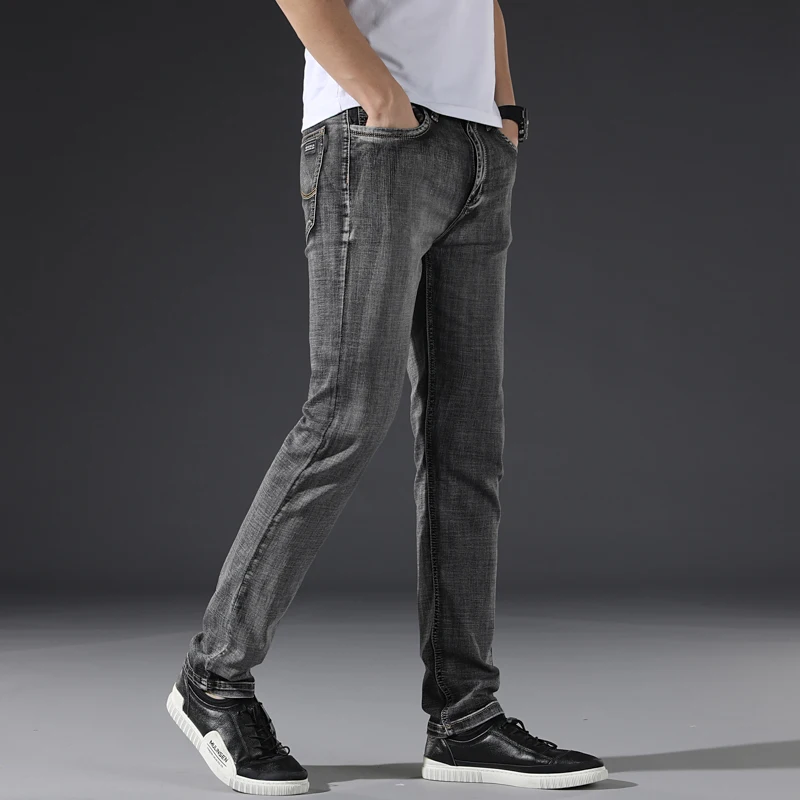 Jeans Men Male Skinny Jean Jeans Homme Mens Vaqueros Hombre Masculina Denim Biker Distressed Skinny Slim Fit Men'S Stretch