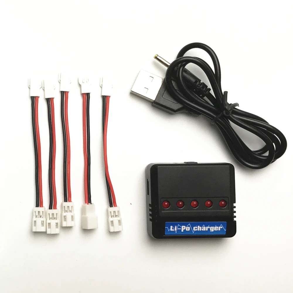 Для вертолета Wltoys V911 V911-1 V911-2 F929 F939 H36 F36 E010 E011 E012 E013 X5C X5SW X5SC X5S Батарея 5 в 1 Зарядное устройство