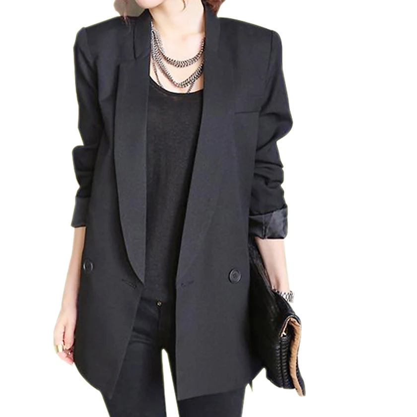 Куртка с длинным рукавом Корейская женская большого размера|suit suit|suits sizesuit female |