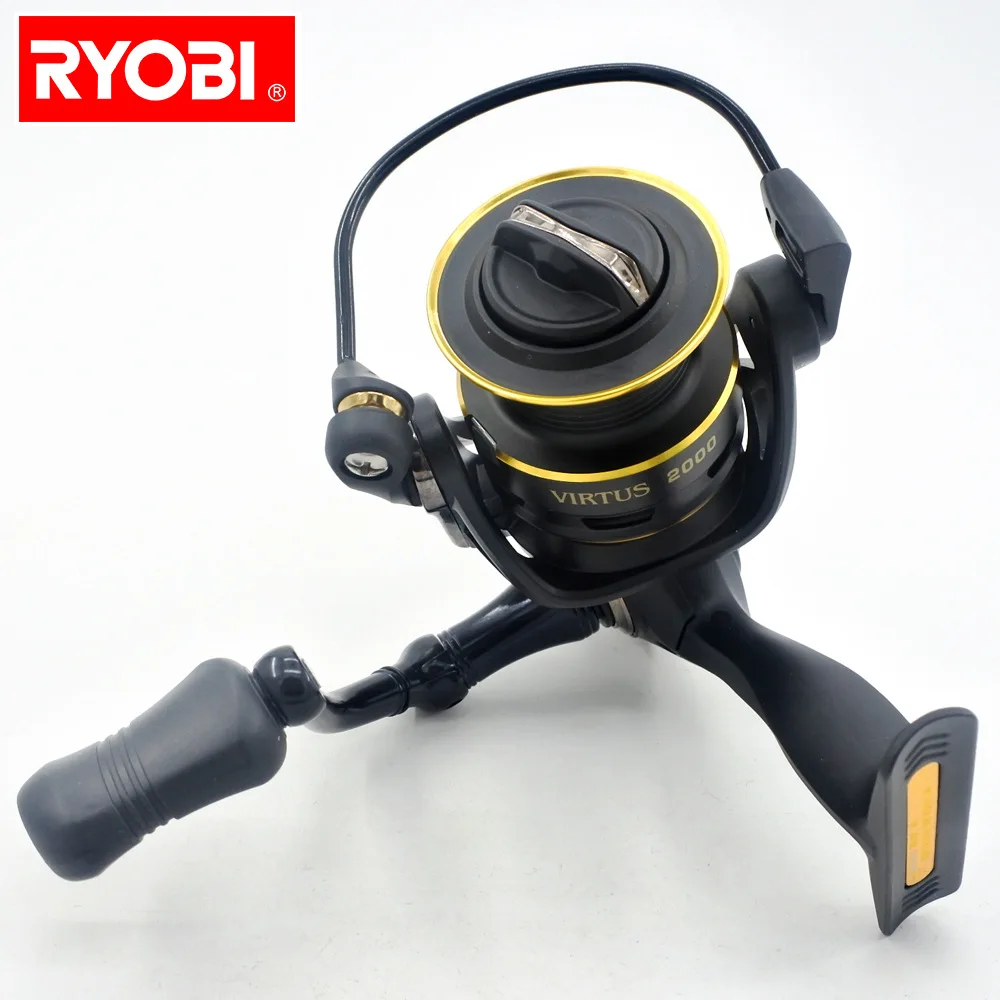 RYOBI оригинальная Рыболовная катушка VIRTUS спиннинговая 4 + 1 подшипники 5 0: 1/5. 1:1