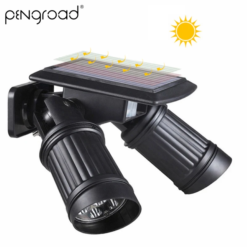 14 LED Solar Light Bulb 180 Degree Rotatable Outdoor Power Garden PIR Motion Sensor Street Lamp Waterproof PD005 | Освещение