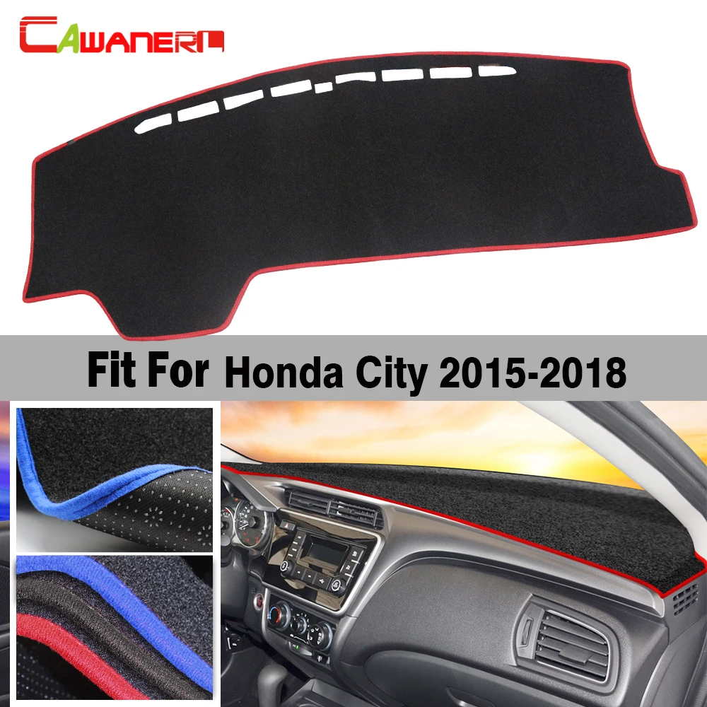 

Car Dashboard Mat Interior Dash Avoid Light Pad Carpet Desk Cover Anti Slip Styling For Honda City 2015 2016 2017 2018