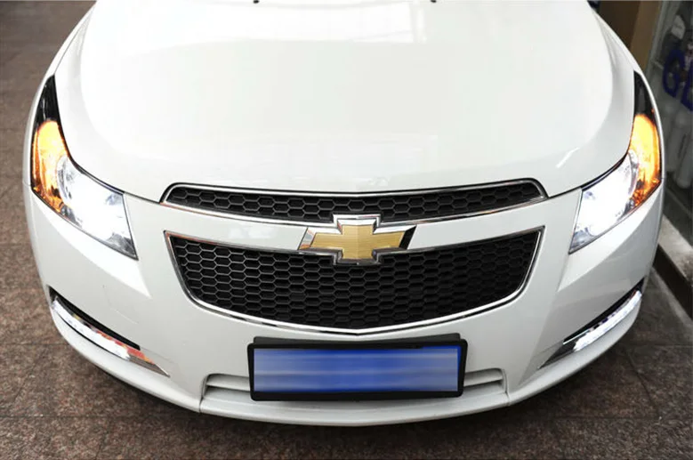 2009 2010 2011 2012 2013 год для Chevrolet Cruze дневной свет Автомобильные аксессуары светодиодный DRL фары для Cruze противотуманные фары