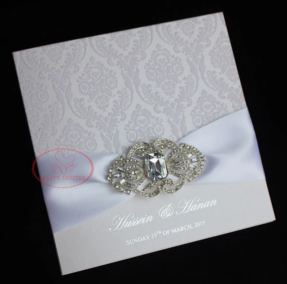 HI6023 элегантные белые флокированные подарки с лентой и брошкой|ribbon ribbon|ribbon whitebrooch