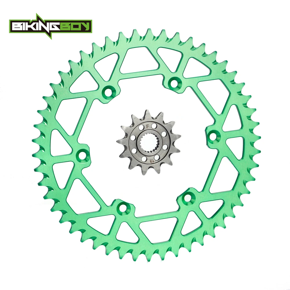 BIKINGBOY передняя 13T Задняя 48 T 52 звездочки 520 120L X ring цепной Набор для KX250F 04 05 06 07 08 09 10 11
