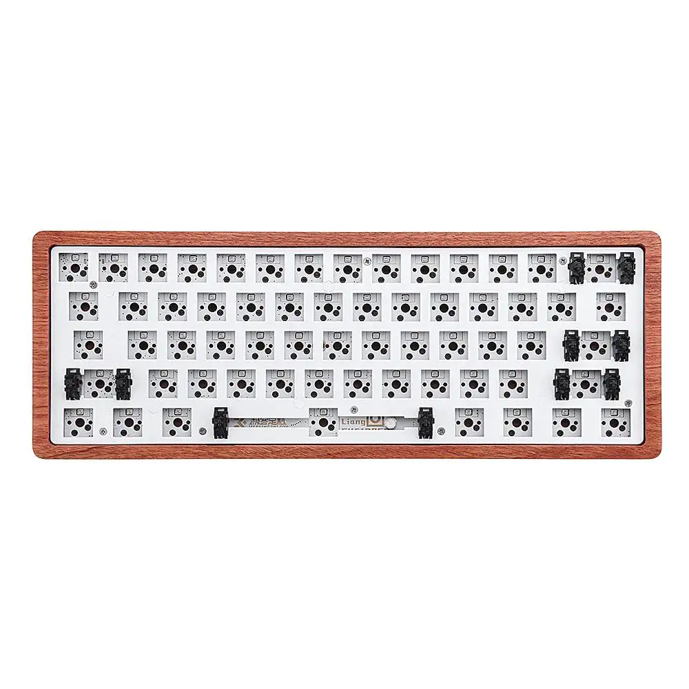 Geek заказной GK61 [Деревянный чехол версия] Горячая замена 60% RGB клавиатура заказной комплект PCB Монтажная пластина