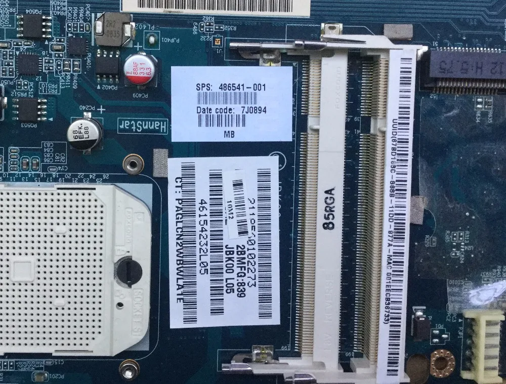 486541-001 LA-4092P Материнская плата ноутбука для hp павильон DV7Z-1000 DV7-1000 материнская плата полностью протестирована