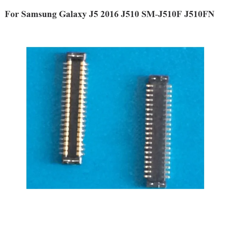 2 шт. для Samsung Galaxy J5 J 5 2016 J510 SM-J510F J510FN ЖК-дисплей экран FPC соединитель logic на