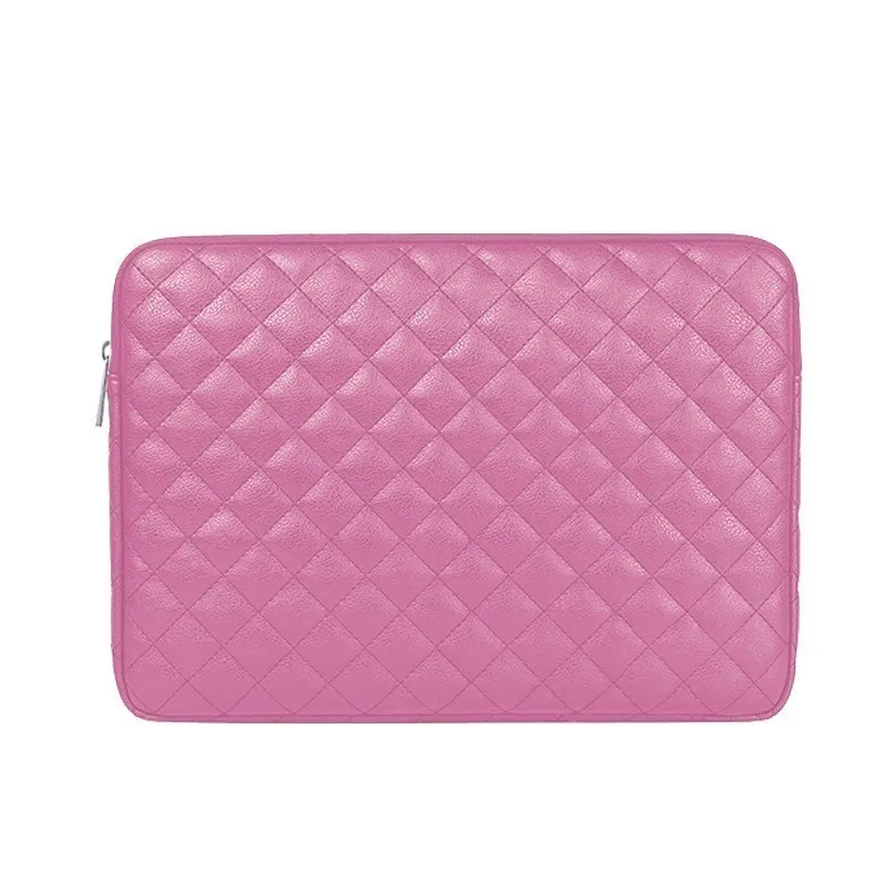 Pink Деловая сумка для ноутбука из искусственной кожи, чехол для ноутбука Macbook Air Pro retina 11,6 13,3 15,4 дюйма - Цвет: Pink