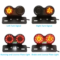 motorcycle led turn signal light moto taillight license plate lamp indicator warning signal light brake light
