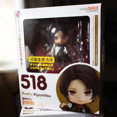 Бесплатная доставка 4 &quotTouken Ranbu онлайн аниме Kashuu Kiyomitsu #518 коробках 10 см ПВХ