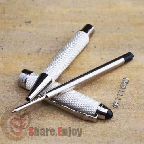 Шариковая ручка Jinhao 163 белая и серебряная сетка|ballpoint pen|jinhao 163pen executive |