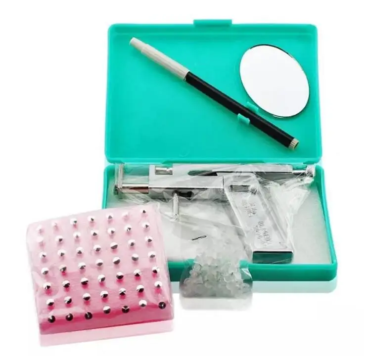 1 комплект профессиональный пирсинг набор инструментов нержавеющая сталь