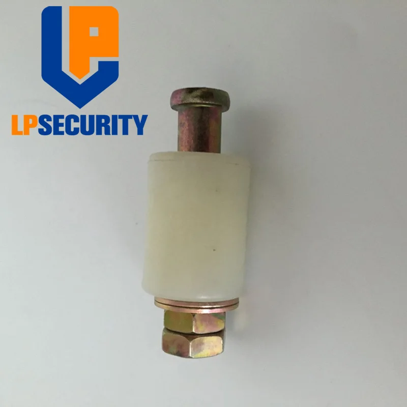 LPSECURITY 30x40 мм стальной плоский нейлоновый роликовый подшипник направляющее колесо для электрических раздвижных ворот