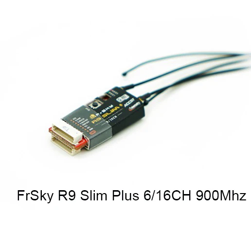 Мини-ресивер FrSky R9 Slim + Plus 6/16 каналов 900 МГц с дальним радиусом действия система