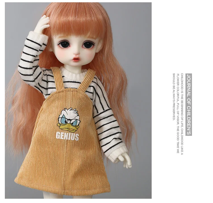 BJD одежда Кукла 1/6 Boby в китайском стиле ретро короткий рукав органная Складная юбка мода для девочек тело YF6 до 104 кукла аксессуары