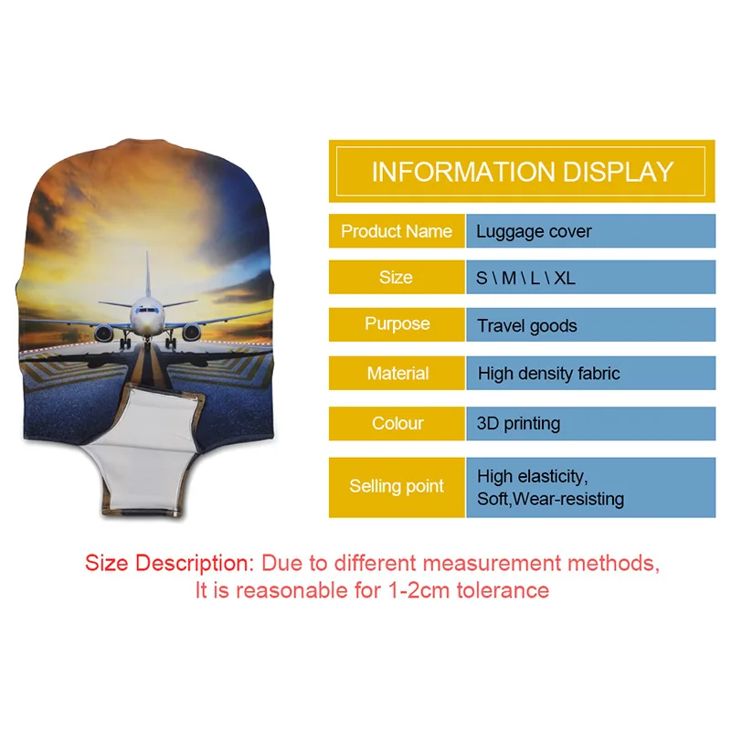 Хит продаж Модный чехол для багажа с принтом собаки защитный чемодана на