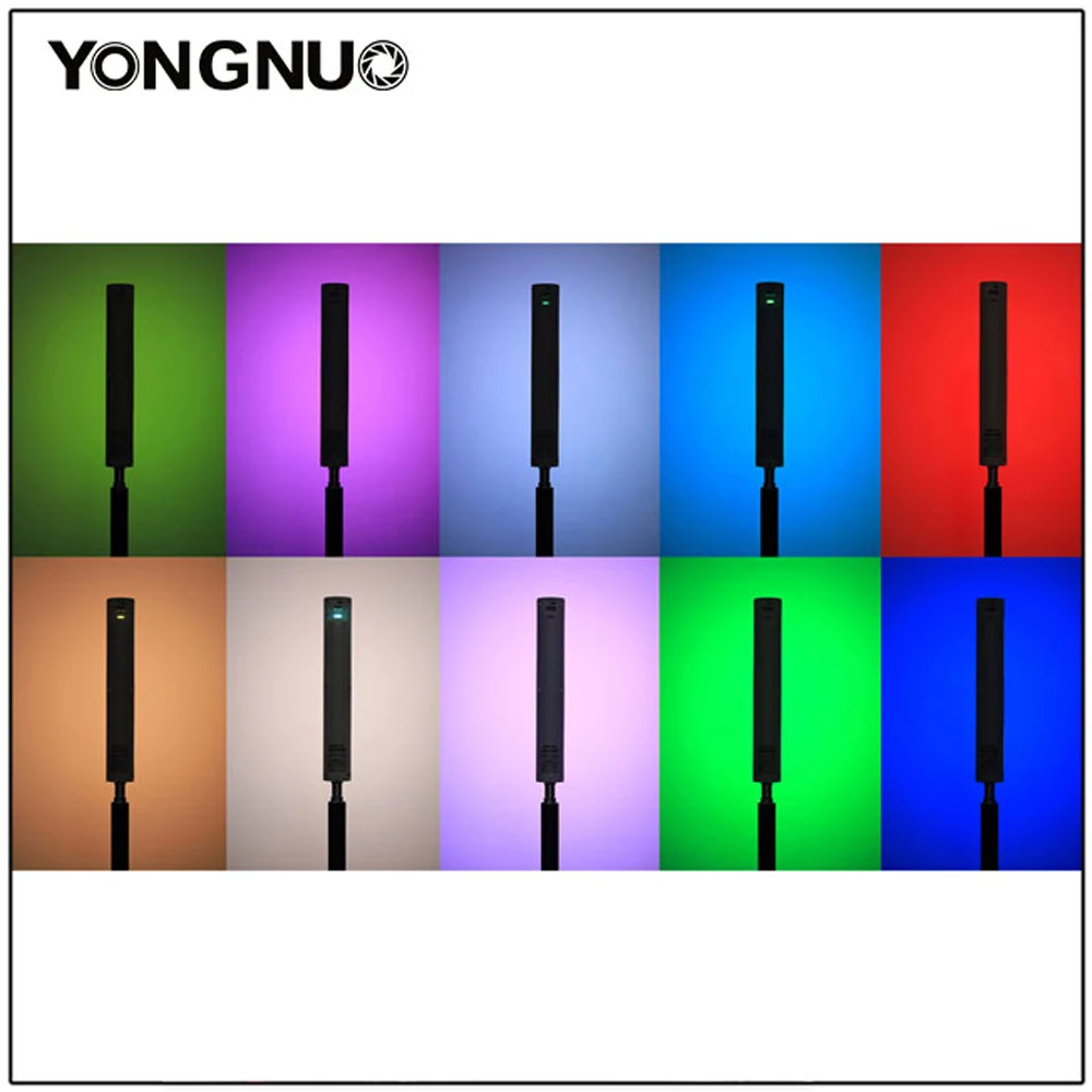 Светодиодный светильник Yongnuo YN60 Pro RGB 3200-5500K с аккумулятором 5200 мАч для цифровой зеркальной фотокамеры ручной заполняющий светильник ing ICE Stick