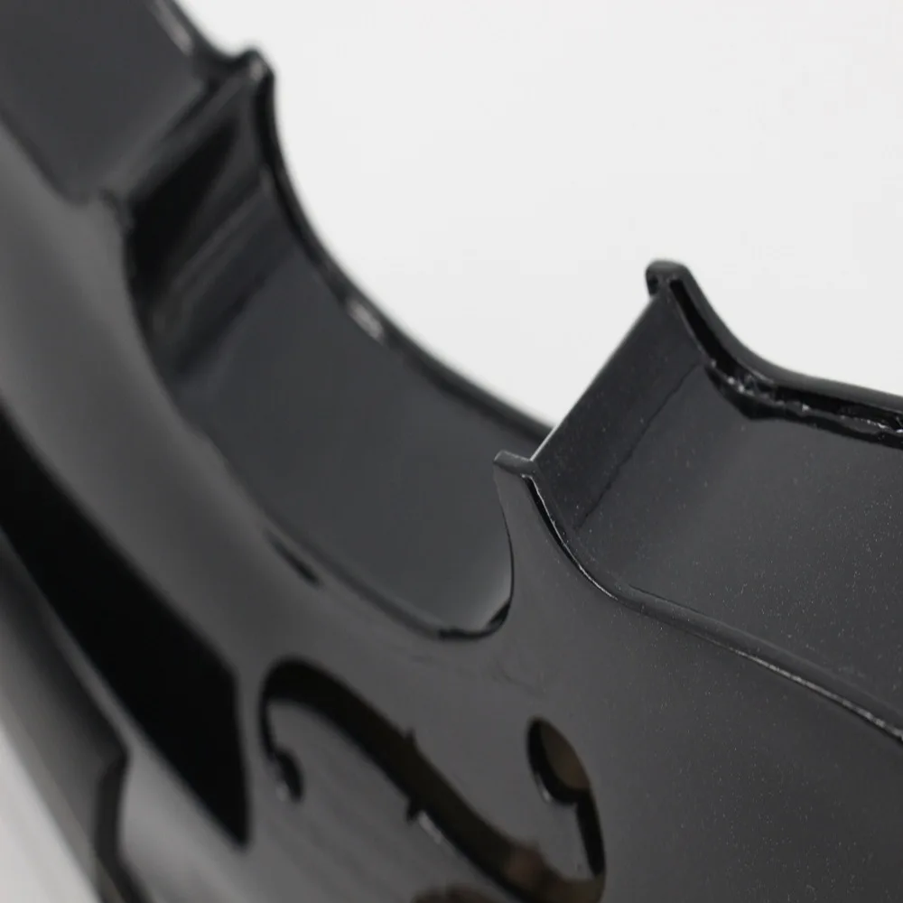 Полный комплект аксессуаров Высококачественная Черная Скрипка для начинающих