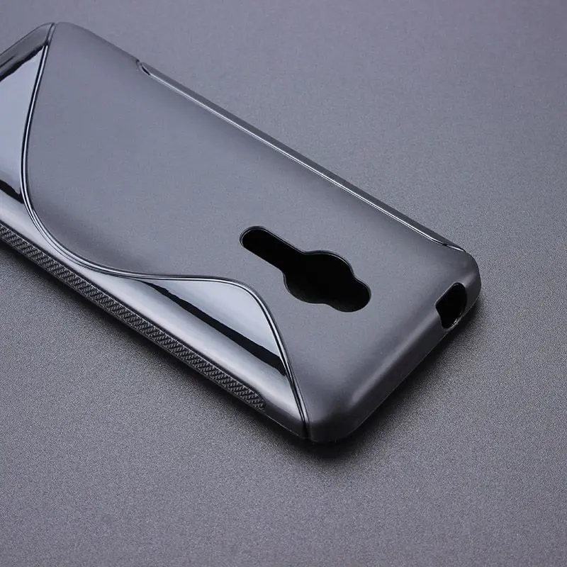 S line Anti Skidding Gel TPU Slim Soft Case Back Cover for Nokia 230 / Dual SIM Mobile Phone Rubber silicone Bag |